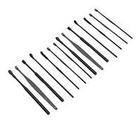 Eminchu Ensemble de Cuillères à Cure-oreille en Acier Inoxydable, pour Enlever le Cérumen, Nettoyant, 8 Pièces pour Adultes, avec Conception en Spirale et en Forme de U