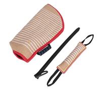 Eminchu Ensemble D'entraînement aux Morsures de Chien, 3 Pièces, équipement de Protection de qualité Supérieure pour L'agitation et Le Tiraillement du Berger Allemand Malinois, Dogue