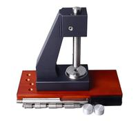 Eminchu Ensemble D'outils de Presse pour Montres, 2 Châssis, 4 Têtes de | Métal et Bois de Hêtre, Usage Réparateur, Ouverture à Vis, 2 Châssis 4 Têtes, Ferme-caisse, compatibilité Variée