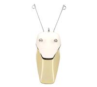 Eminchu Épilateur électrique à Fil avec Lumière LED, Conception Ergonomique pour L'épilation de la Lèvre Supérieure et du Cou, Rechargeable par USB, Jaune