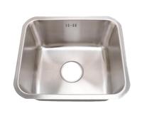 Eminchu Évier en Acier Inoxydable, 304 éviers de Cuisine Sous Plan, Bassin Rectangulaire à une Cuve pour Bar, Toilettes et Plat à Légumes, 15,75 X 13,78 X 7,48 Pouces