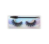 Eminchu Faux Cils, Cils Légers en Bande d'aspect 3D, en Brosse avec un Design Confortable, Idéaux pour le Maquillage de les Jours, des Fêtes, du Travail et des Voyages, V15 (V15)