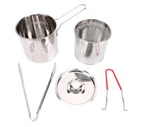 Eminchu Friteuse pour Cuisines de Restauration Rapide, Corps Haut et étroit | Répartition Uniforme de la Chaleur, Acier Inoxydable 304 de qualité Alimentaire, Couvercle scellé et Pince Fendue pour les