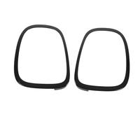 Eminchu Garniture D'anneau de Feu Arrière 2 Pièces, Cadre de Feu Arrière Durable avec Installation Facile, Ajustement Parfait pour les Modèles F55 F56 F57, en Matériau ABS