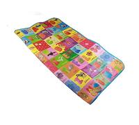 Eminchu Grand Tapis D'éveil Réversible pour bébé, Antidérapant, Imperméable, Pliable, Tapis de Jeu pour Nourrissons, Pliable, Résistant à L'eau, Motif de Ferme pour Sol