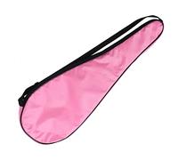 Eminchu Housse de Protection pour Raquette de Squash Légère et Rembourrée avec Coton Résistant aux Chocs, Bandoulière Réglable pour Unisexe, Fabriquée en Tissu Oxford 1680D (Rosâtre)