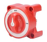 Eminchu Interrupteur de Batterie 350A pour Propriétaires de Bateaux Marins Voitures Camions Remorques VR Isolateur Déconnexion D'alimentation à Circuit Unique avec Bouton on & off