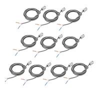 Eminchu Interrupteur Magnétique CS1-U Durable, 10 Pièces, Interrupteur à Lames pour Cylindres Pneumatiques SI SU SC JSI MA50-63 avec Haute Résistance de Contact