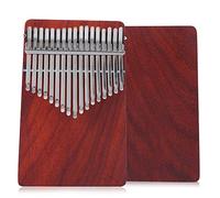 Eminchu Kalimba, Piano à Pouce à 17 Touches, Instrument de Musique Portable en Bois, Micro Externe Kalimba avec Accessoires Complets pour Débutants