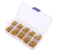Eminchu Kit de Condensateurs, Assortiment de Condensateurs en Céramique Multicouches Durables, Fournitures pour Amateurs D'électronique, 500 Pièces