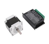 Eminchu Kit de Pilote de Moteur Pas à Pas Nema23, Pilote TB6600 avec 32 Subdivisions, 6 Modes, Sortie 4A, 126 N. Cm, Torsion de Maintien, Arbre de 8 Mm, Idéal pour Machine de Gravure CNC, Imprimante