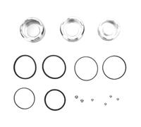 Eminchu Kit de Piston D'accumulateur sans Broches de Remplacement pour Transmission 4L60-E, Jeu de Pistons 1-2 3-4 Durables et Résistants à la Chaleur pour des Performances Optimales