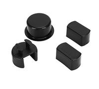 Eminchu Kit D'insertion de Charnière de Hayon Antirouille 4 Pièces/Ensemble pour 1500 1996-2001, 1999-2006 adapté au Matériau ABS Noir Super Duty
