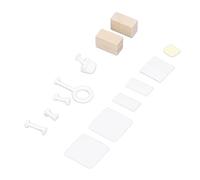 Eminchu Kit d'outils de Bouton Smart Fingerbot, Accessoire Multifonctionnel en Plastique et Bois, Dispositif de Tige de Commutation Intelligent avec Télécommande, Fonction de Synchronisation et