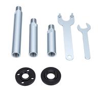 Eminchu Kit écrous pour Meuleuse, Filetage 5/8-11, 3 Tiges D'extension, | Acier au carbone robuste, pour meuler, couper, polir, compatible avec les accessoires de type 100