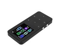 Eminchu Lecteur MP3 Bluetooth Lecteur de Musique HiFi Portable avec Fonction D'enregistrement pour L'apprentissage et Le Sport Métal Noir 32 Go