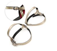 Eminchu Lot D'accessoires de Chaussures élégants pour une Marche Confortable, 1 Paire, Anti-lâche, Talons Hauts, Rouge (GOLD)