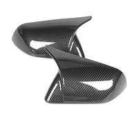 Eminchu Lot de 2 Capuchons de Rétroviseur de Porte, Capuchon de Rétroviseur Latéral en ABS Durable adapté pour 2015-2022, Couvercle de Protection de, Installation Facile à Coller (fibre de carbone)