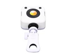 Eminchu Lumière de Photographie LED, 3000K-6500K, 5%-100%, 500mAh | 45 Perles, Diffuseur, Corps en Pp, Clip pour Téléphone, Support pour Ordinateur Portable, Vlogging, Diffusion en Direct,