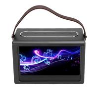 Eminchu Machine de karaoké Portable WiFi 5.4, 2 Microphones sans Fil avec Affichage des Paroles pour Les Fêtes à Domicile et Le Camping en Plein Air