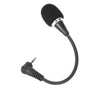 Eminchu Mini Microphone Portable Micro Omnidirectionnel de Haute qualité pour Artistes de Scène Chapelle Noir 1 unité