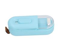 Eminchu Mini Scelleuse de Sacs 2 en 1 avec Cutter, Scelleuse de Sacs à Copeaux Portative, Machine de Scellage Rechargeable avec Conception Magnétique, Idéale pour le Stockage des Collations en (BLUE)