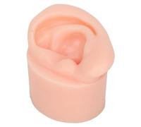 Eminchu Modèle D'oreille en Silicone Souple et Réutilisable pour la Pratique du Perçage et L'enseignement Affichage Couleur de Peau Claire 1 unité (Gauche)