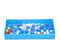 Eminchu Modèle éducatif D'ADN à Double Hélice pour Cours de Biologie, Ensemble en PVC Vibrant avec 10 Paires de Bases, Parfait pour les étudiants (Structure en double hélice de l'ADN)