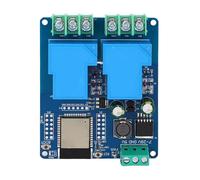 Eminchu Module de Relais à 2 Canaux avec une capacité de 30 A et un Flash de 4 Mo pour les Projets IoT et le Prototypage