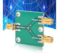 Eminchu Module Distributeur de Puissance Micro-Ondes RF, Diviseur de Puissance 1 à 2 Hautes Performances pour Applications RF, 50 Ohms, 33 X 33 Mm, 1 unité