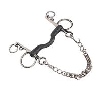 Eminchu Mors de Bouche de Cheval, Filet en Acier Inoxydable Antirouille, Conception à Pression Uniforme pour Chevaux D'équitation, 1 unité (127MM)