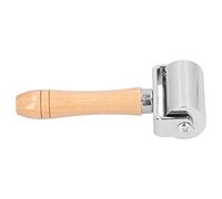 Eminchu Outil de Presse à Bord de Rouleau en Cuir, Poignée Confortable et Durable pour Accessoires D'artisanat du Cuir, Bricolage 26mm 60mm (acier inoxydable 2)