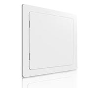 Eminchu Panneau D'accès pour Cloison Sèche, Couvercle à Charnière Robuste | 4 rubans adhésifs en forme de L, format 8x8 pouces, Polyvalent pour la rénovation domiciliaire, Finition murale soignée