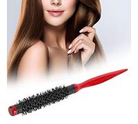 Eminchu Peigne à Rouleau de Coiffure, Manche en Bois Doux, Poils en Nylon, pour Cheveux et Cuir Chevelu Sains, 1 Pouce, pour les Types de Cheveux (15)
