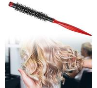 Eminchu Peigne à Rouleau de Coiffure, Manche en Bois Doux, Poils en Nylon, pour Cheveux et Cuir Chevelu Sains, 1 Pouce, pour les Types de Cheveux (9)