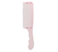 Eminchu Peigne de Barbier incurvé en Forme D'arc, Outil de Coupe Professionnel pour Salon de Coiffure, Utilisation en Matériau ABS, 1 X Peigne, 6 X étrier de de Guidage (PINK)