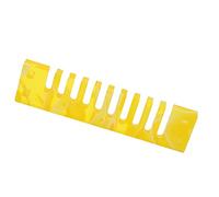 Eminchu Peigne Harmonica, Conception Acrylique Durable pour un Ajustement Transparent et une Jouabilité Améliorée pour Marine Band Crossover/Deluxe, 10 X 2,5 X 0,5 Cm, 1 unité (YELLOW)