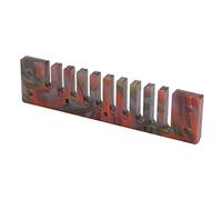 Eminchu Peigne Harmonica, Conception Acrylique Durable pour un Ajustement Transparent et une Jouabilité Améliorée pour Marine Band Crossover/Deluxe, 10 X 2,5 X 0,5 Cm, 1 unité (Succinite)