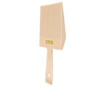 Eminchu Peigne Professionnel à Dessus Plat, Outil de Coupe de Cheveux Ergonomique et Durable pour Hommes et Femmes, Matériau ABS Beige, 1 Pièce