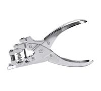 Eminchu Perforatrice 3 en 1 pour Carte d'identité avec Coupe-coin R5 | Robuste, Perforatrice Circulaire, Fente Découpée, Poignée Ergonomique, Acier allié de Zinc, sans Bavure pour Papier, PVC,