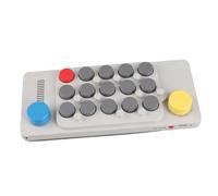 Eminchu Piano à Clavier électronique Portable pour Enfants, Mini Orgue Rechargeable, Instrument de Poche avec Prise Casque 3,5 Mm, 20 Tonalités et Autocollants, Idéal pour l'apprentissage de la