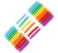 Eminchu Pop Tubes 30 Pièces Jouet de Tube Sensoriel coloré Extensible pour Le Développement de la motricité Enfants et Adultes en Plastique