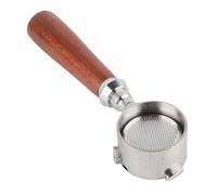 Eminchu Porte-filtre à café sans Fond à 3 Oreilles en Acier Inoxydable avec Conception Amovible, Colonne D'observation du Débit pour une Extraction de café Plus Savoureuse, Outil Essentiel pour les