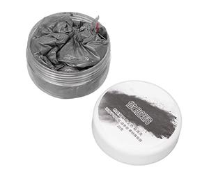 Eminchu Poudre de Cendre de Maquillage pour Effets de Visage Sale, Poudre Libre Gris foncé 20g pour Halloween et Soirées à Thème