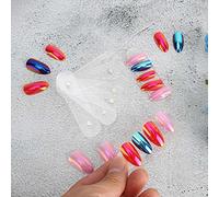 Eminchu Présentoir de Bande Acrylique pour Nail Art, 10 Pièces, Outils de Manucure Transparents pour Accessoires de Salon de Manucure à Faire Soi-même, Matériau Acrylique Durable (10 morceaux)