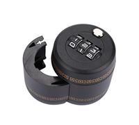 Eminchu Protecteur de Bouteille de Vin en Alliage de Zinc Durable, Verrouillage par Mot de Passe, pour Fête à Domicile, Mariage, Matériau ABS Noir