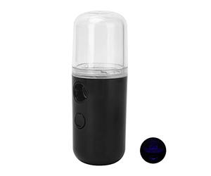 Eminchu Pulvérisateur de Brume pour le Visage Rechargeable par USB avec de Fines Molécules D'eau pour une Hydratation en Profondeur (BLACK)