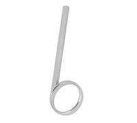 Eminchu Remplacement de L'anneau de Doigt en Métal Coulissant de Valve de Trompette Durable Argenté pour une Excellente Performance Applicable aux Joueurs de Trompette Matériau Argent