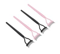 Eminchu Séparateur de Cils Définisseur Portable en Acier Inoxydable avec Couvercle de Peigne pour de Beaux Cils, 4 Pièces pour les Utilisateurs D'outils de Pinceaux Cosmétiques