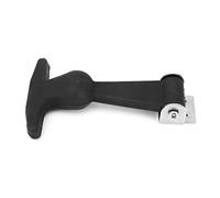 Eminchu Serrure à Loquet en Caoutchouc, Fixation Durable, Isolation Résistante à la Chaleur pour Boîtes à Outils, Casiers, Armoires, Noir, 1 unité